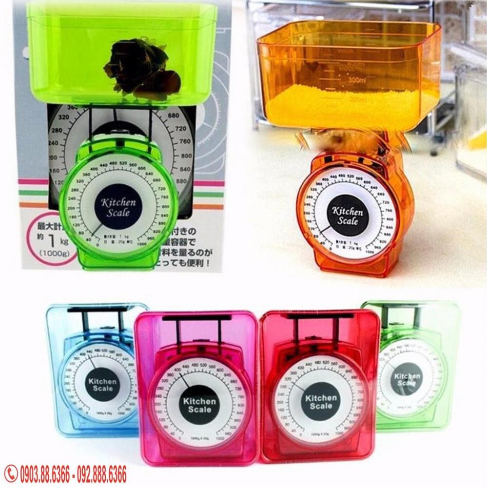 Cân tiều ly bếp Kitchen scale 1kg xuất Nhật