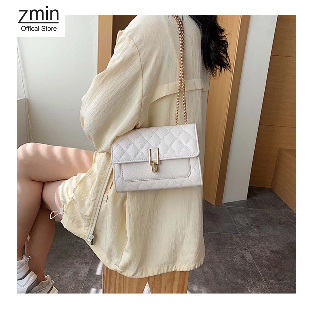 Túi xách nữ đeo chéo Zmin, khóa chữ y chất liệu da cao cấp-T025 | BigBuy360 - bigbuy360.vn