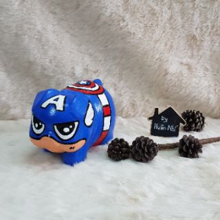 Heo đất handmade - Captain America