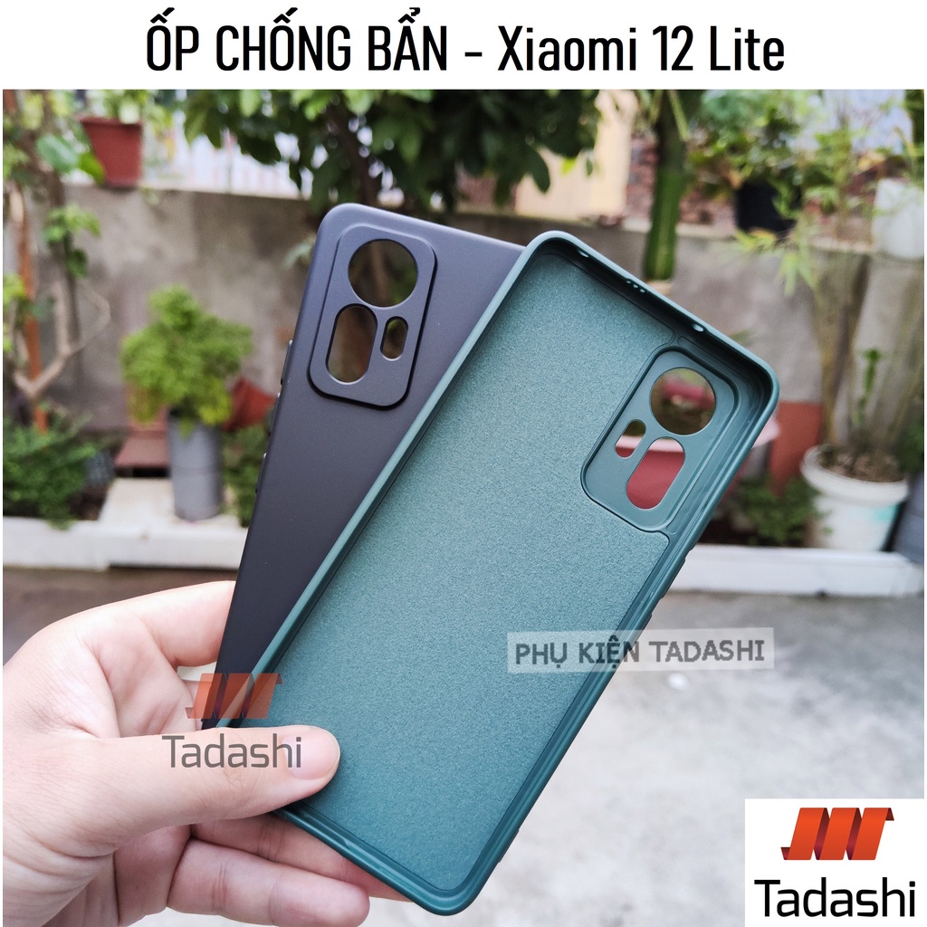 Ốp Chống Bẩn Xiaomi 12 Lite, Redmi K40/ K40 Pro Mặt Lưng Mịn, Dẻo KHÔNG BÁM VÂN TAY, Bảo Vệ Camera Siêu Đẹp LOẠI XỊN.