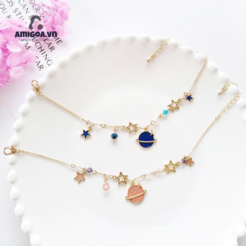 【amigoa.vn】Vòng Tay Pha Lê Đa Năng Hình Hành Tinh Ngôi Sao Mộng Mơ Đơn Giản Cho Nữ