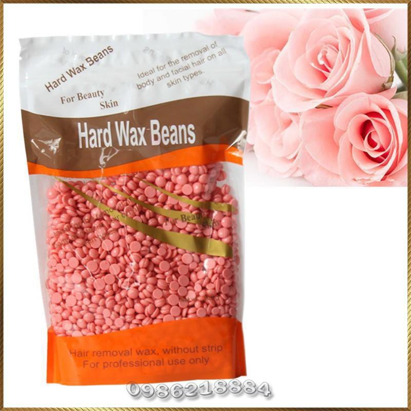 (Free que gỗ) Sáp wax lông nóng dạng hạt đậu Viên Hard Wax Beans 100g HWB6