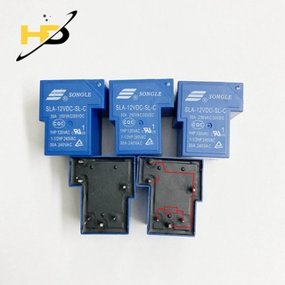 Linh Kiện Máy Hàn, Rơ Le 12V, Relay Relay Songle SLA 30A - 12V 6 Chân(Mới)