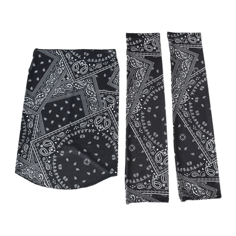 Set 2 Găng Tay + Cánh Tay Chống Tia UV Nhanh Khô Che Phủ Cổ Tiện Dụng