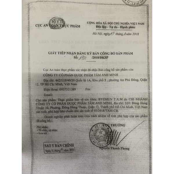 BYEMUN - Sạch Mụn Sáng Da Mờ Sẹo