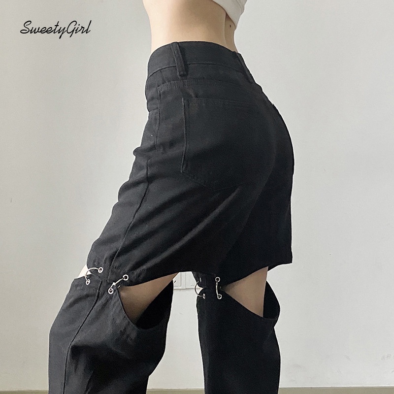 Quần Thể Thao Lưng Cao Ống Suông Màu Trơn Thời Trang Cho Nữ 2022