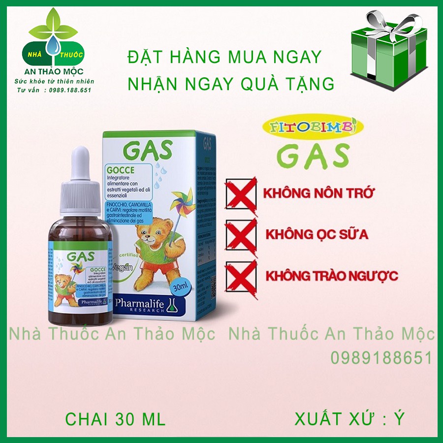 Fitobimbi Gas Bimbi Bé Hết Nôn Trớ,Chướng Bụng,Đầy Hơi Khó Tiêu.Rối Loạn Tiêu Hóa