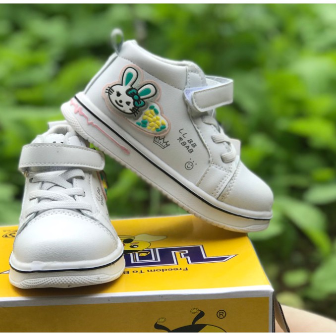 (Siêu sale) Giày thể thao cho bé - Bốt thể thao thỏ cho bé gái hàng Quảng châu cao cấp có đính thỏ dễ thương mã mới 1396