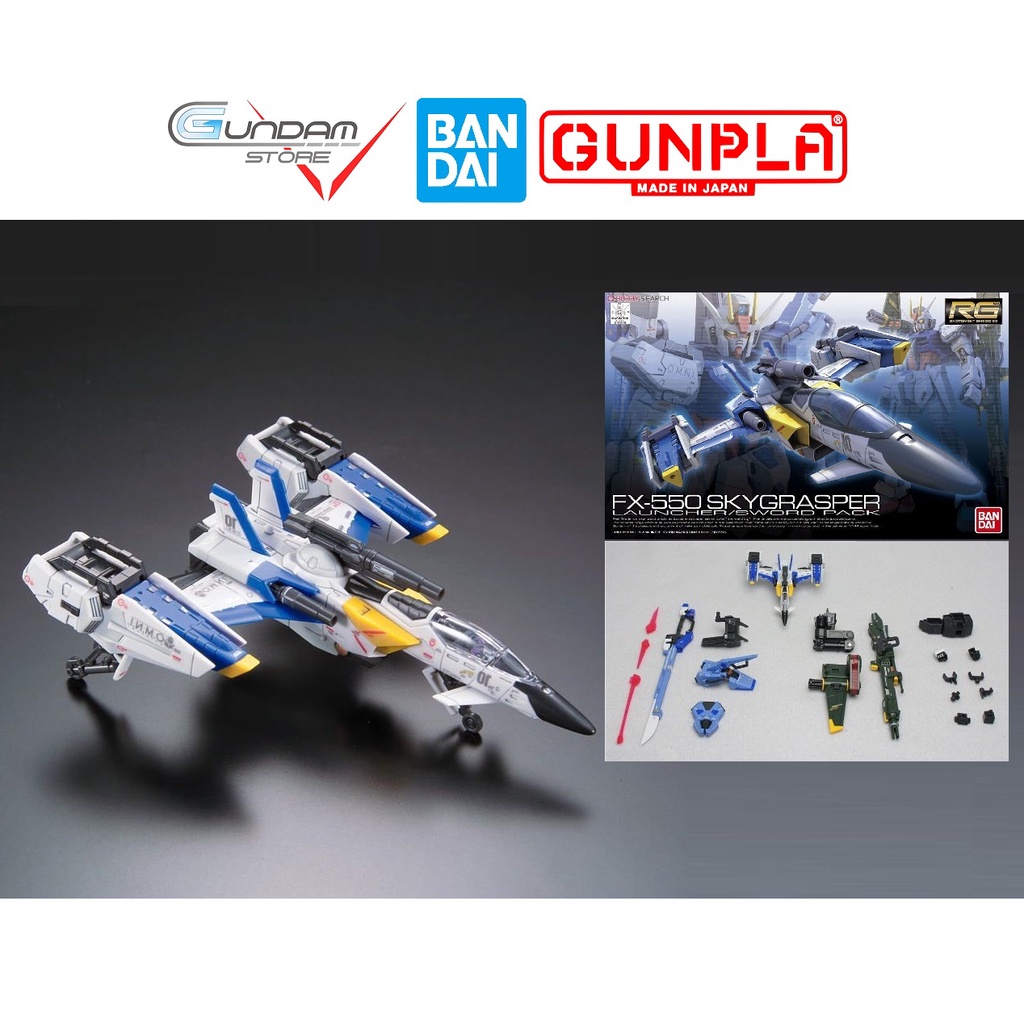 Mô Hình RG SKY GRASPER LAUNCHER / SWORD PACK FX550 Bandai 1/144 Real Grade Gundam Seed Destiny Đồ Chơi Lắp Ráp Anime Nhậ