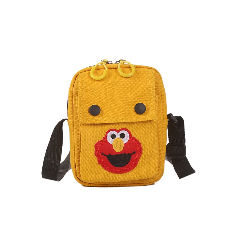 Túi Đeo Chéo Đựng Điện Thoại Họa Tiết Sesame Street Đáng Yêu