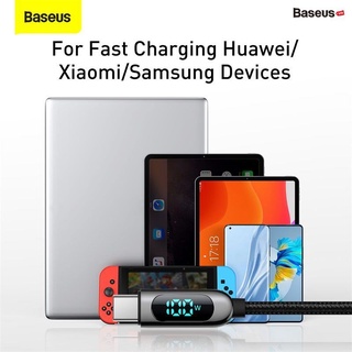 Cáp sạc nhanh C to C 100W Baseus Display Fast Charging Data Cable