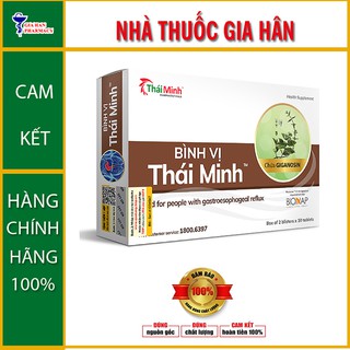 Viên uống Bình Vị Thái Minh Hỗ Trợ Giảm acid Dịch vị, Bảo Vệ Niêm Mạc Dạ Dày