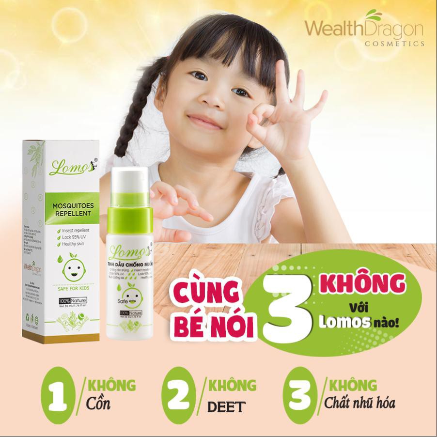 Tinh Dầu Chống Muỗi Lomos Cho Trẻ Sơ Sinh Và Trẻ Nhỏ (20ml,50ml)