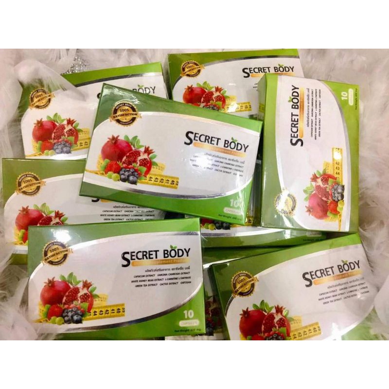Giảm cân body secret Thái Lan 1 vỉ 10 viên