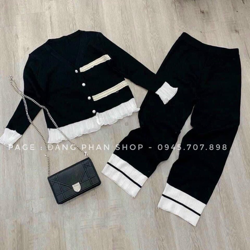 Set len đen bèo tiểu thư