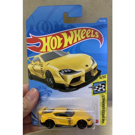 Xe mô hình Hot Wheels Basic 20 Toyota GR Supra new series (2021)
