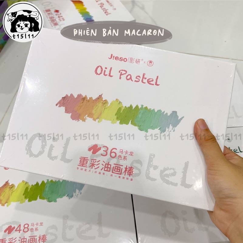 [t15l11] Màu Sáp Dầu Jieso Oil Pastel Hạng Hoạ Sĩ siêu mềm,đắp tranh nổi