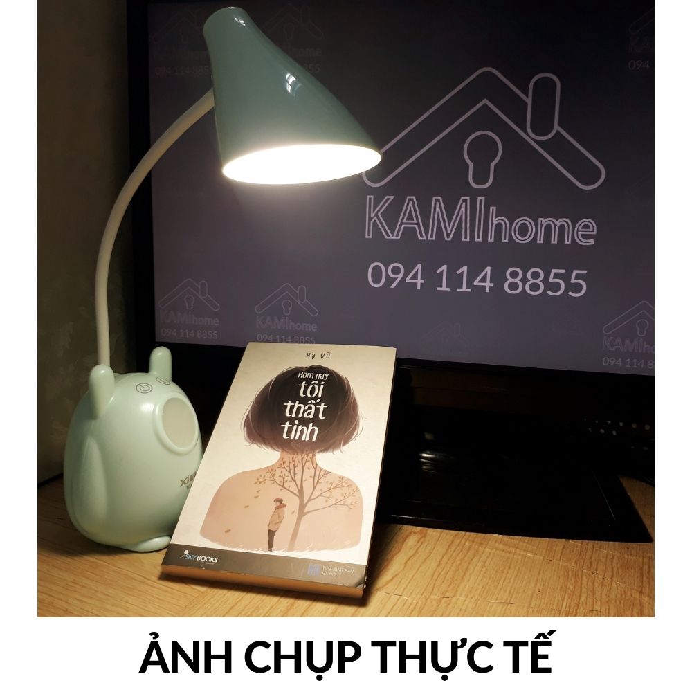 Đèn học để bàn chống lóa chống cận thị cho trẻ em sạc led tích điện kiêm Đèn ngủ và Đọc sách mã TGX792.36019