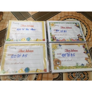 Thư Khen (100 tờ A5)