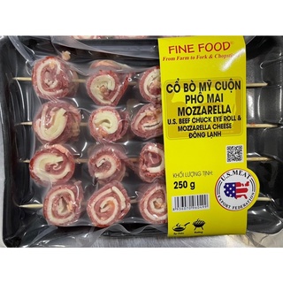 Bò Mỹ cuộn phô mai Mozzarella- 250 gram