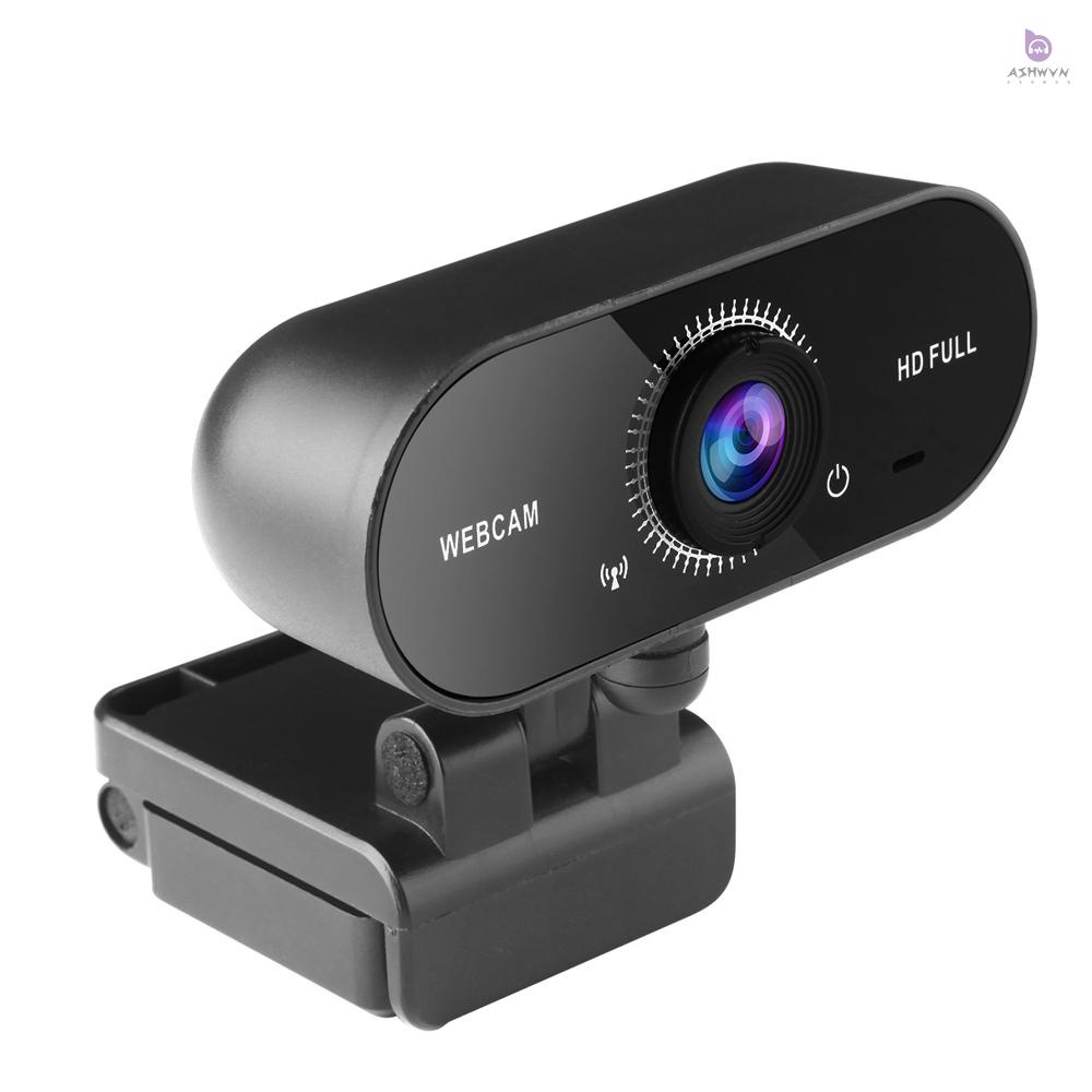 Webcam USB 2K màu đen có kẹp chống tiếng ồn tùy chỉnh tiện dụng | BigBuy360 - bigbuy360.vn