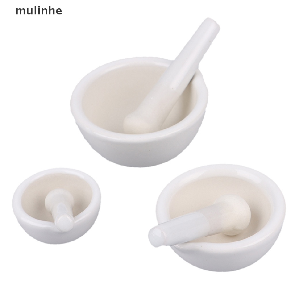 Bộ Chày Cối Giã Gia Vị Bằng Sứ 60 / 80 / 100mm