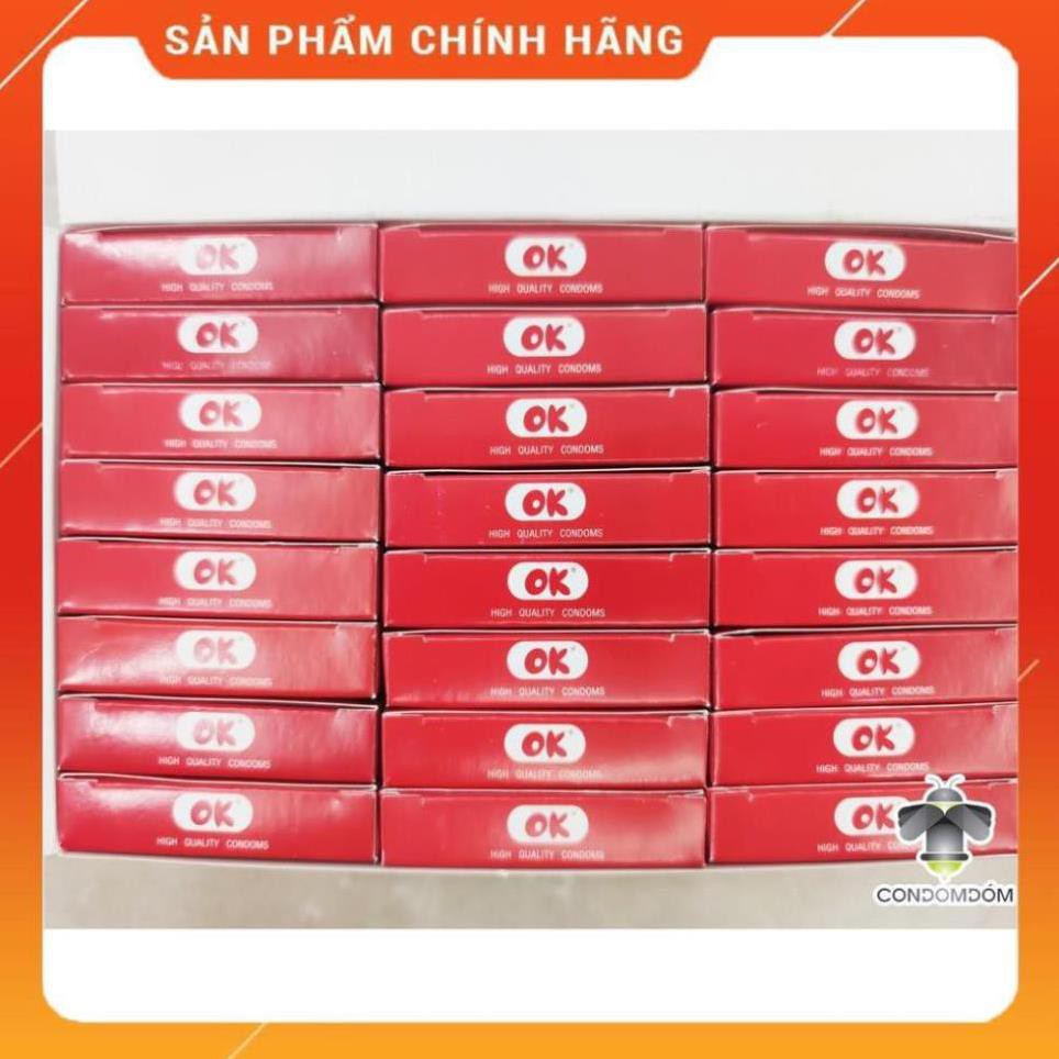 Hộp 144 chiếc Bao cao su OK Original kế hoạch hóa gia đình /áo mưa