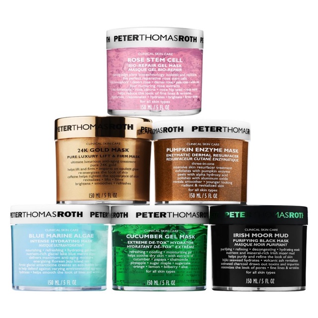 [BILL US] Mặt nạ Peter Thomas Roth Cucumber Gel / Hungarian Thermal Water / Pumpkin Enzyme Mask