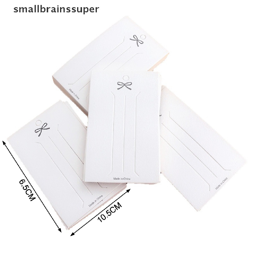 Set 50 Thẻ Kẹp Tóc Nhỏ Màu Trắng Trưng Bày