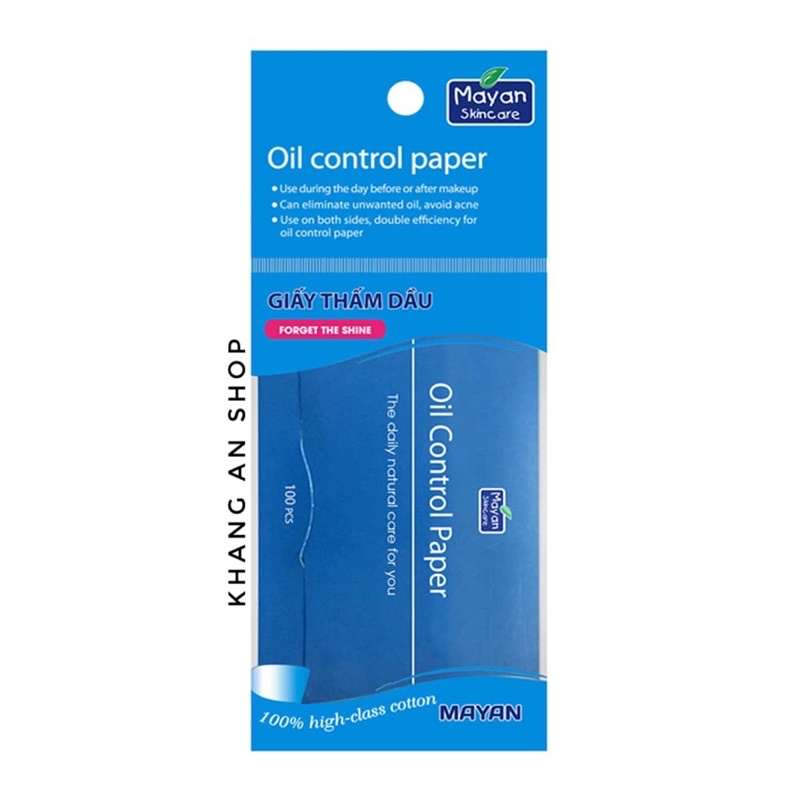 Giấy thấm dầu Mayan Oil Control Paper