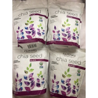 Hạt Chia Nutiva Organic Chia Seed Xách tay Mỹ