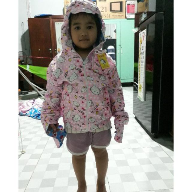 Áo chống nắng trẻ em 2 lớp từ 15kg đến 28kg
