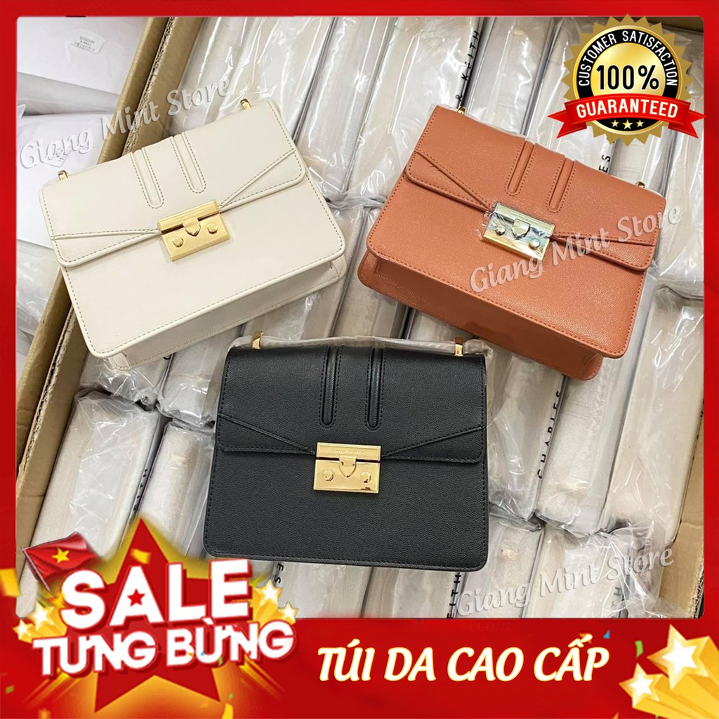 Túi CNK DA CÁ ĐUỐI 💥SIÊU XINH💥 túi xách QUỲNH BÚP BÊ xuất dư khóa gạt