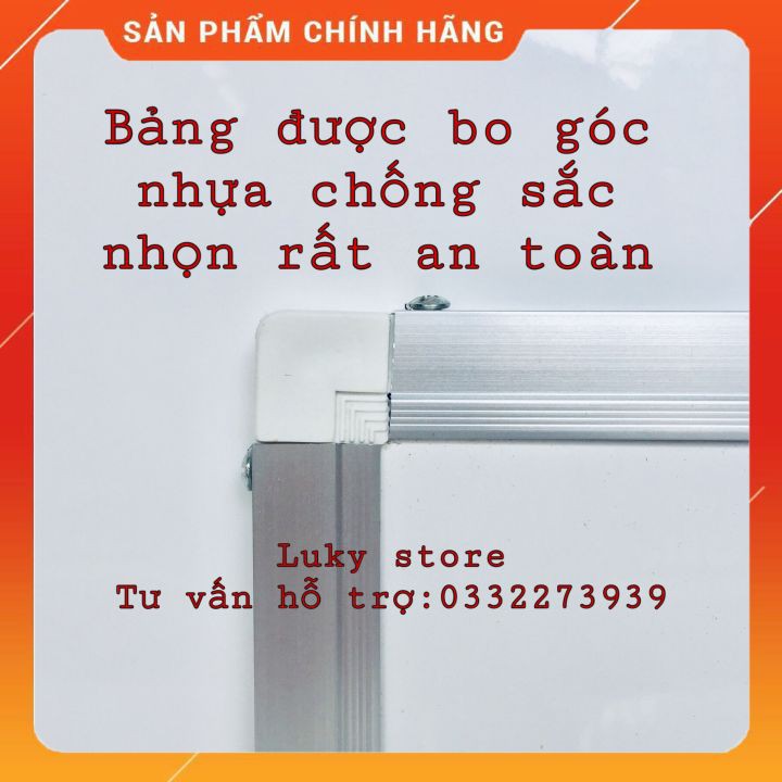 BẢNG FOOC MICA TRẮNG VIẾT BÚT LÔNG khung viền nhôm xóa siêu sạch đủ kích thước  FREE SHIP Tặng đinh vít treo bảng