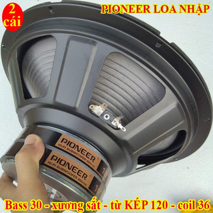 LOA BASS 30 PIONEER TỪ KÉP LOA NHẬP - GIÁ 2 LOA