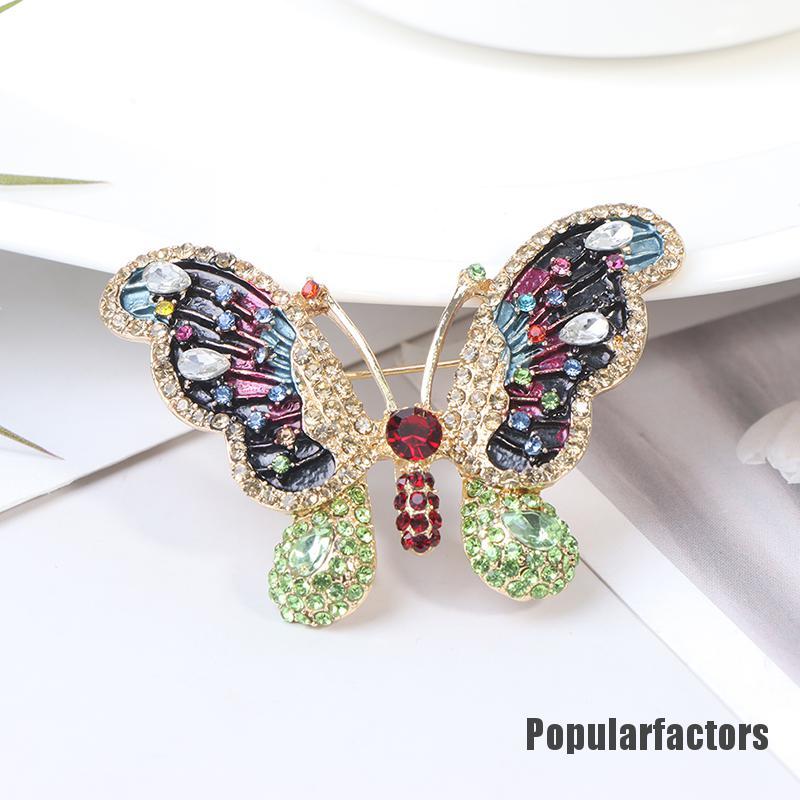 Ghim Cài Áo Hình Bướm Sang Trọng