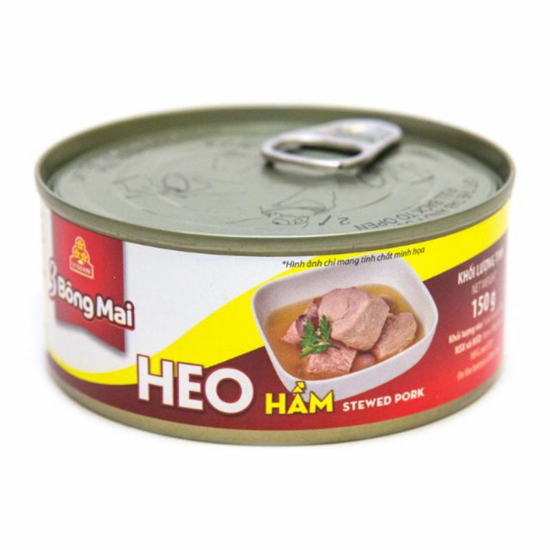 thịt hộp heo hầm vissan 150g 3 bông mai