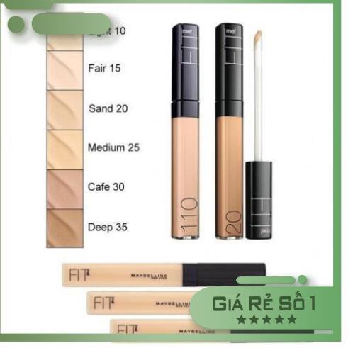 [HÀNG XỊN] [CHẤT LƯỢNG] Kem Che Khuyết Điểm Mịn Lì Tiệp Mọi Tông Da Fit Me Concealer Maybelline New York 6.8ml 10