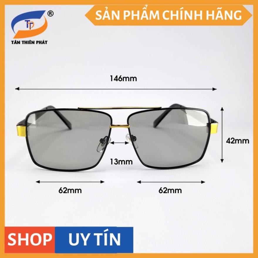 Kính mát nam đổi màu đi ngày và đêm 8031 - Tròng kính Polarized phân cực, chống nắng, chống UV - Mắt kiếng nam đi đêm | BigBuy360 - bigbuy360.vn