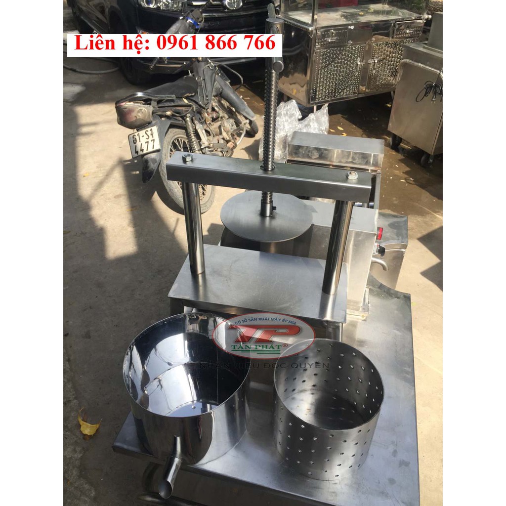 MÁY VẮT NƯỚC CỐT DỪA THỦ CÔNG, LỒNG ÉP 18CM, TẤN PHÁT