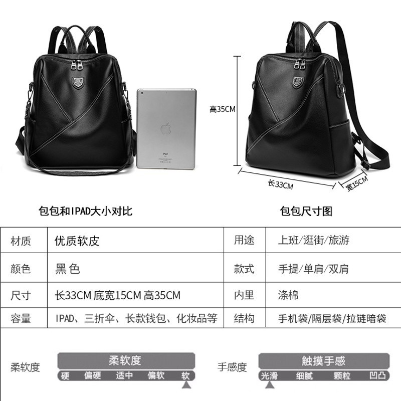 Ba Lô Da Thật Phong Cách Phương Tây Thời Trang 2022 Cho Nữ