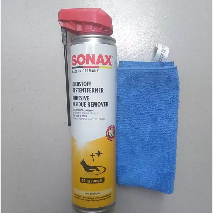 Chai xịt tẩy keo, băng dính và bụi sơn thương hiệu Đức - Sonax: Mã sản phẩm 477300