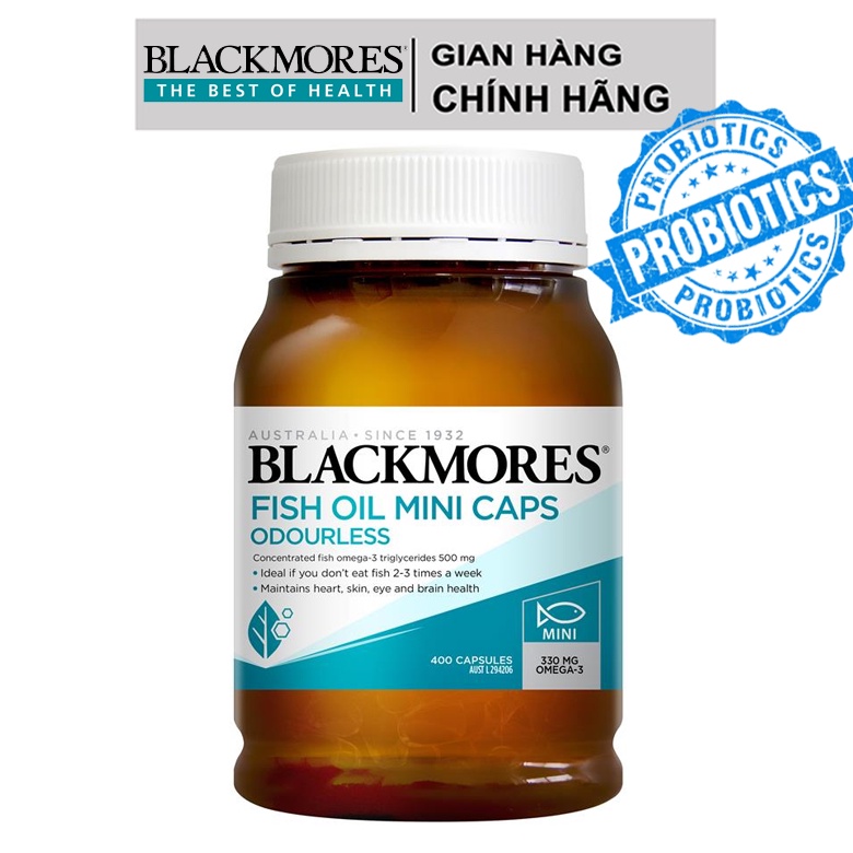 Dầu Cá Blackmores Omega 3 Fish Oil Mini caps  400 viên