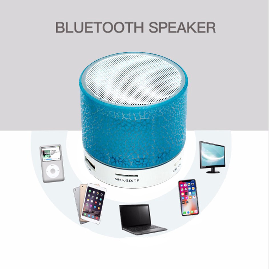 Loa Bluetooth có đèn LED A9 hỗ trợ thẻ nhớ TF USB tiện lợi