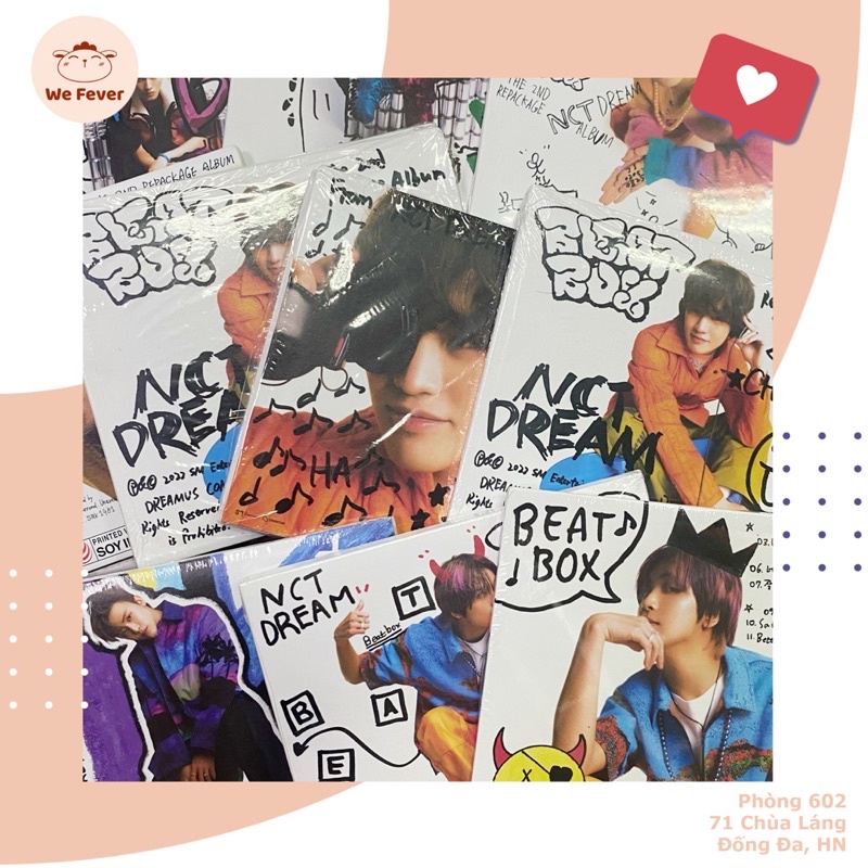 Hộp ảnh bé xinh - đồ chơi thẻ bài bo góc | Digipack | Beatbox | NCT DREAM | Hàng chính hãng 🎁🎧 [được chọn thành viên ở b