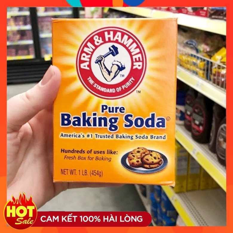 Bột Baking Soda - Hộp màu vàng (454gr)