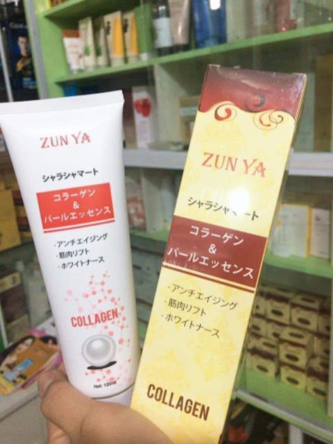 Sữa rửa mặt Collagen 3D Zun Ya Nhật Bản
