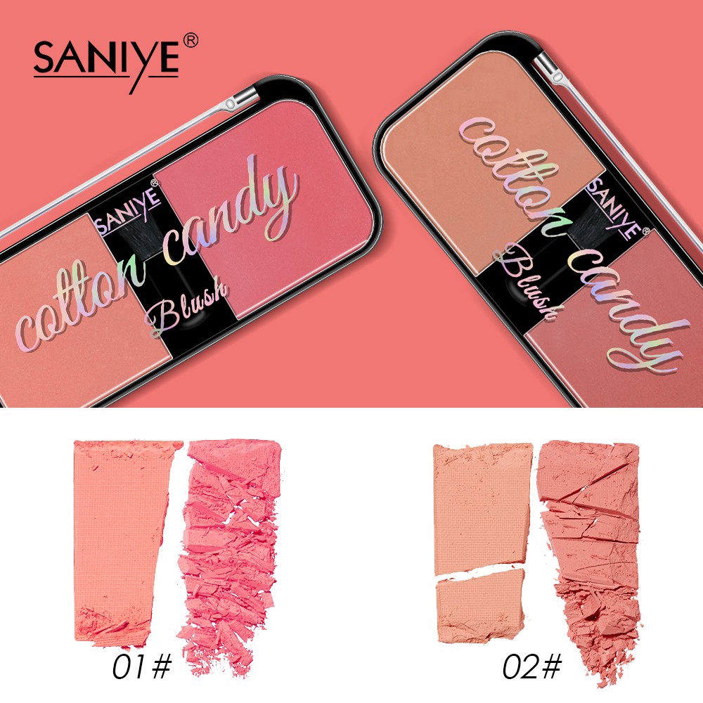 [Hàng mới về] Bảng phấn má 2 màu sắc tông lì thương hiệu SANIYE E0226 | BigBuy360 - bigbuy360.vn