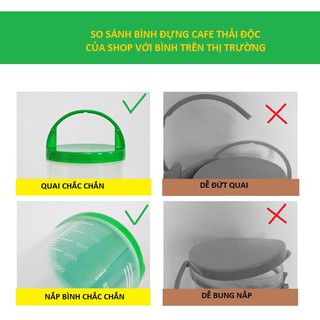 Bình ( Xô) đựng cafe thải độc đại tràng