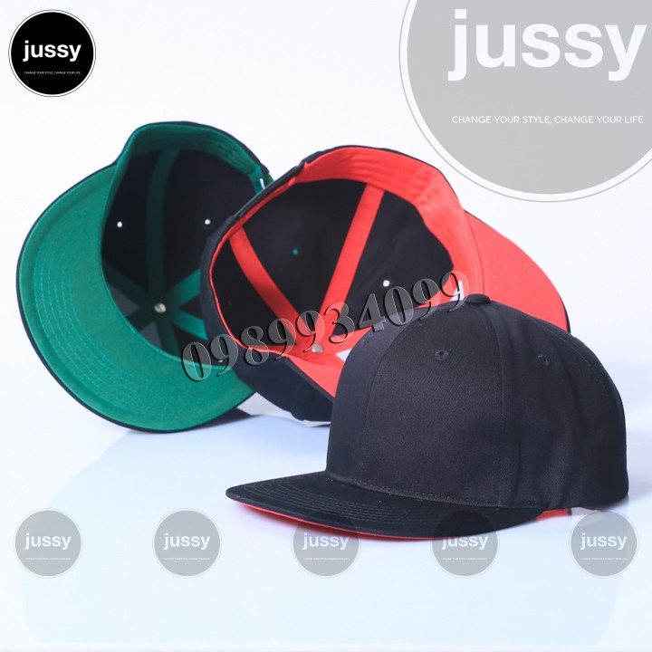 Mũ Snapback Trơn Két Xanh Đỏ, hàng Độc Lạ